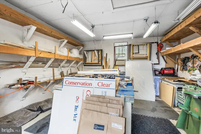 a view of a storage & utility room