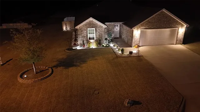a view of empty room with staircase