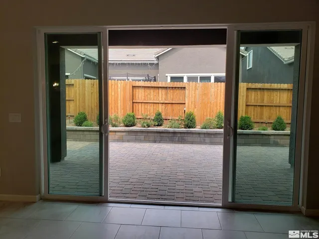 a view of a garage room