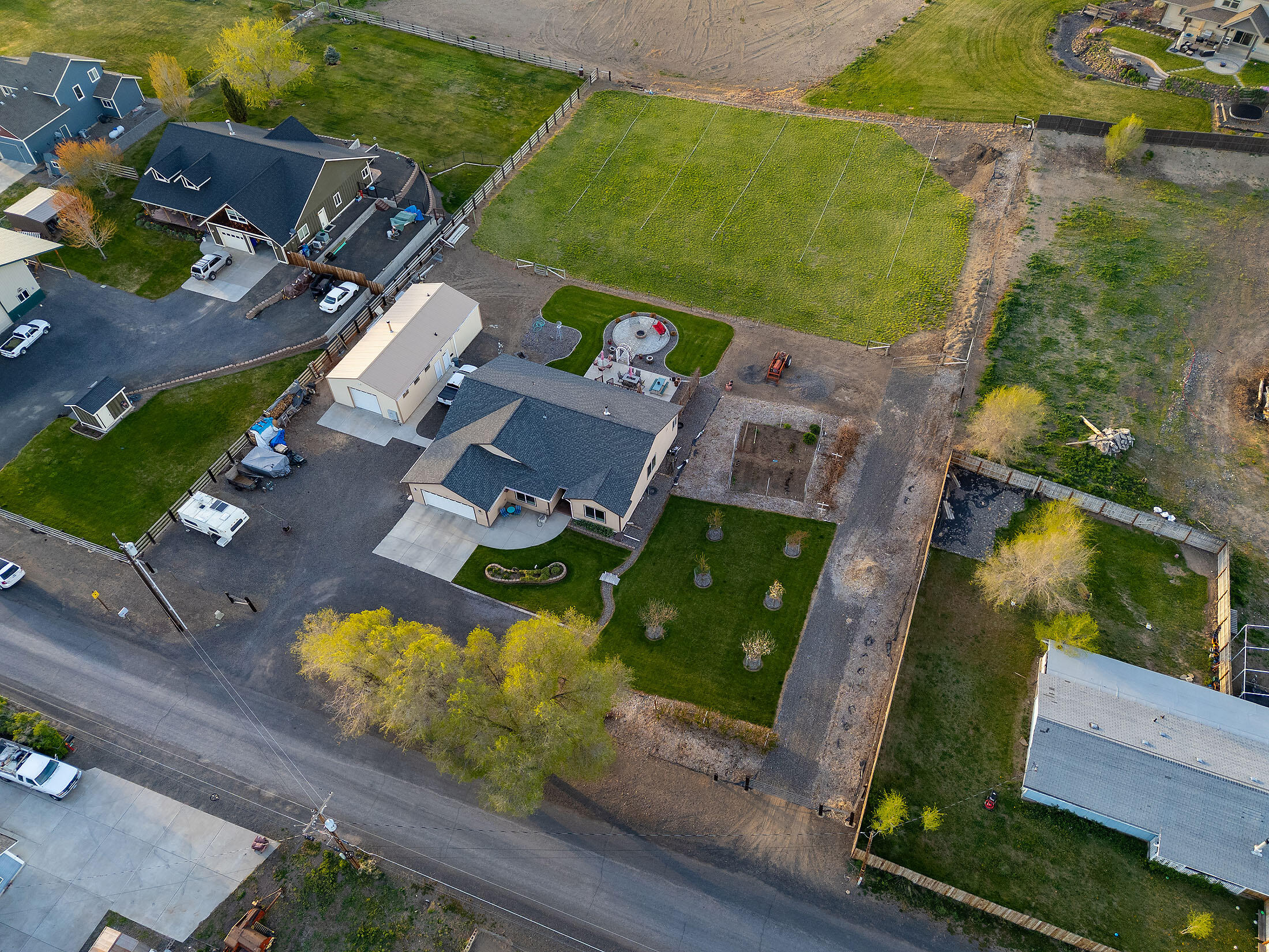 411 Northwest Mc Donald Road Prineville, OR 97754 - Photo 45 of 47 Aerial photo to the northwest.