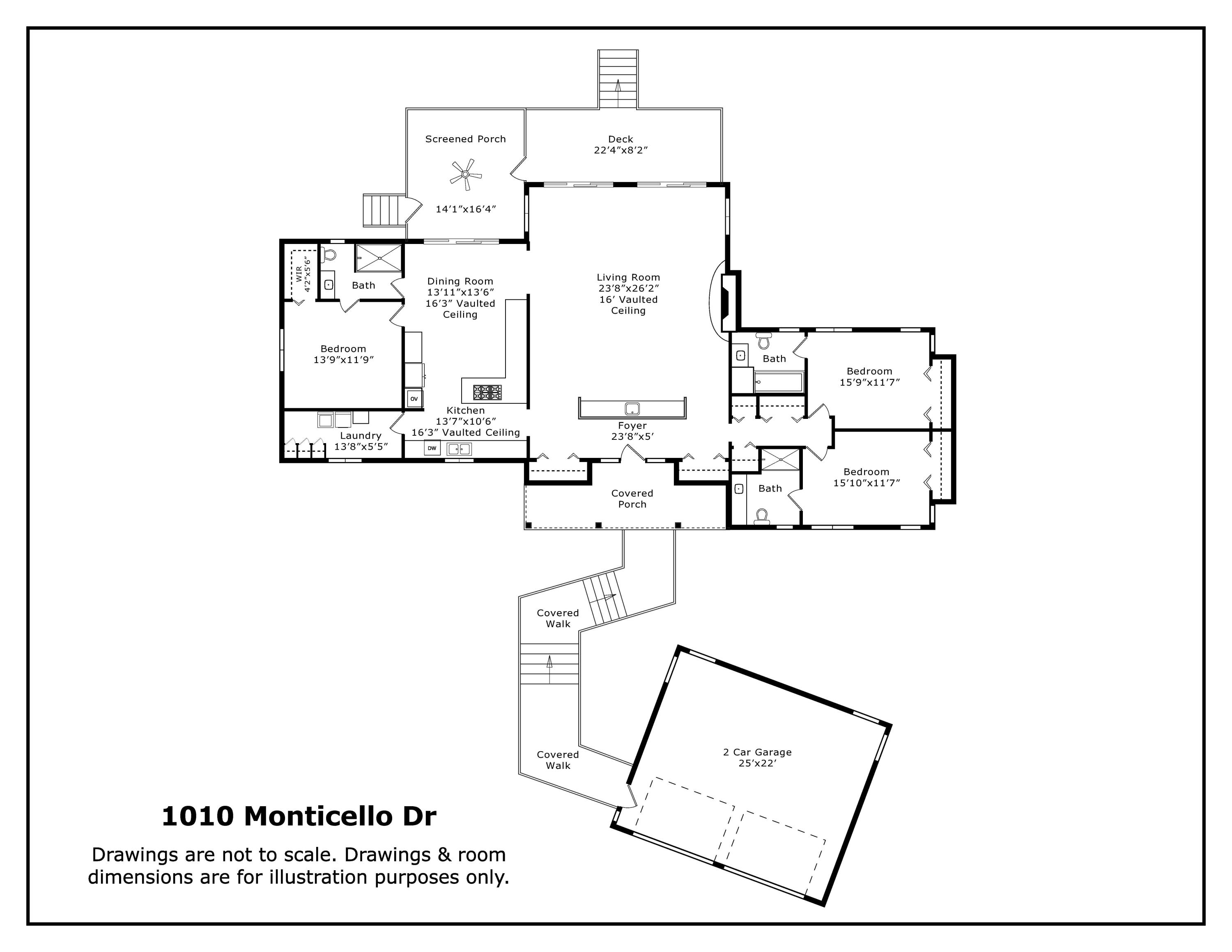 Lot 7 Toni Branch Road Pembroke, GA 31321 - Photo 33 of 33 Floor Plan_1010 Monticello Dr