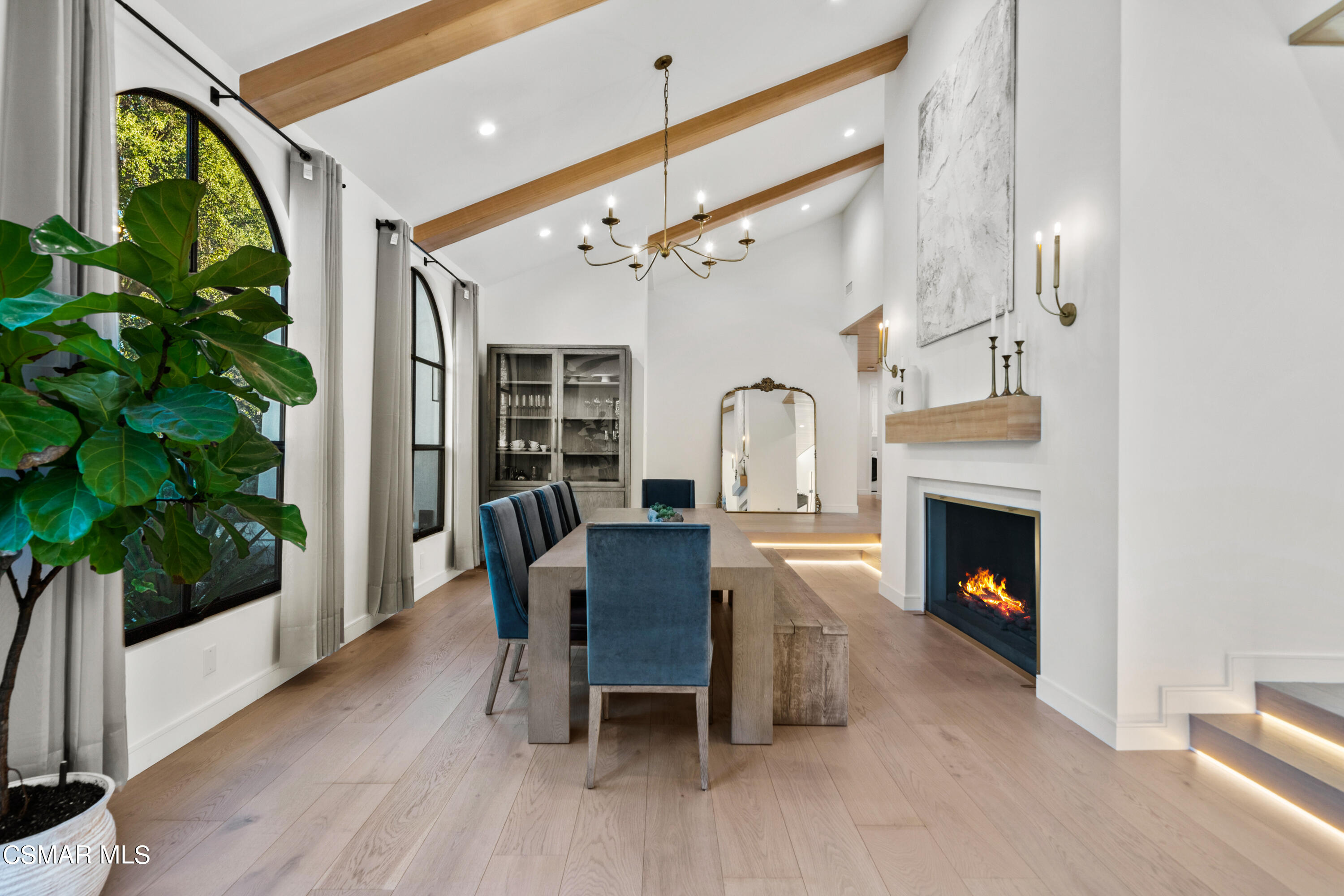 26205 Sand Canyon Road Canyon Country, CA 91387 - Photo 19 of 99 a view of a livingroom with furniture and a fireplace