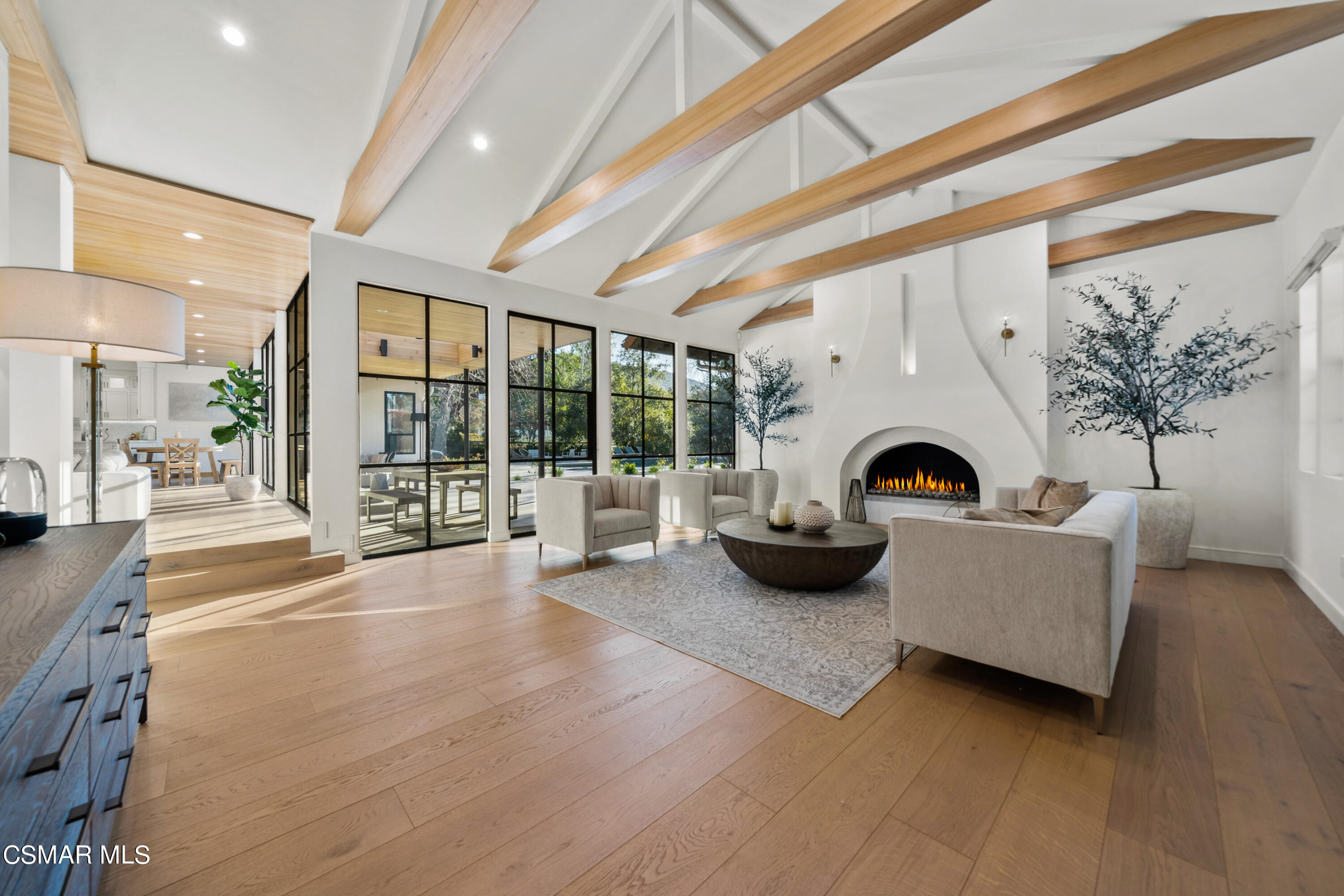 26205 Sand Canyon Road Canyon Country, CA 91387 - Photo 24 of 99 a living room with furniture and a fireplace