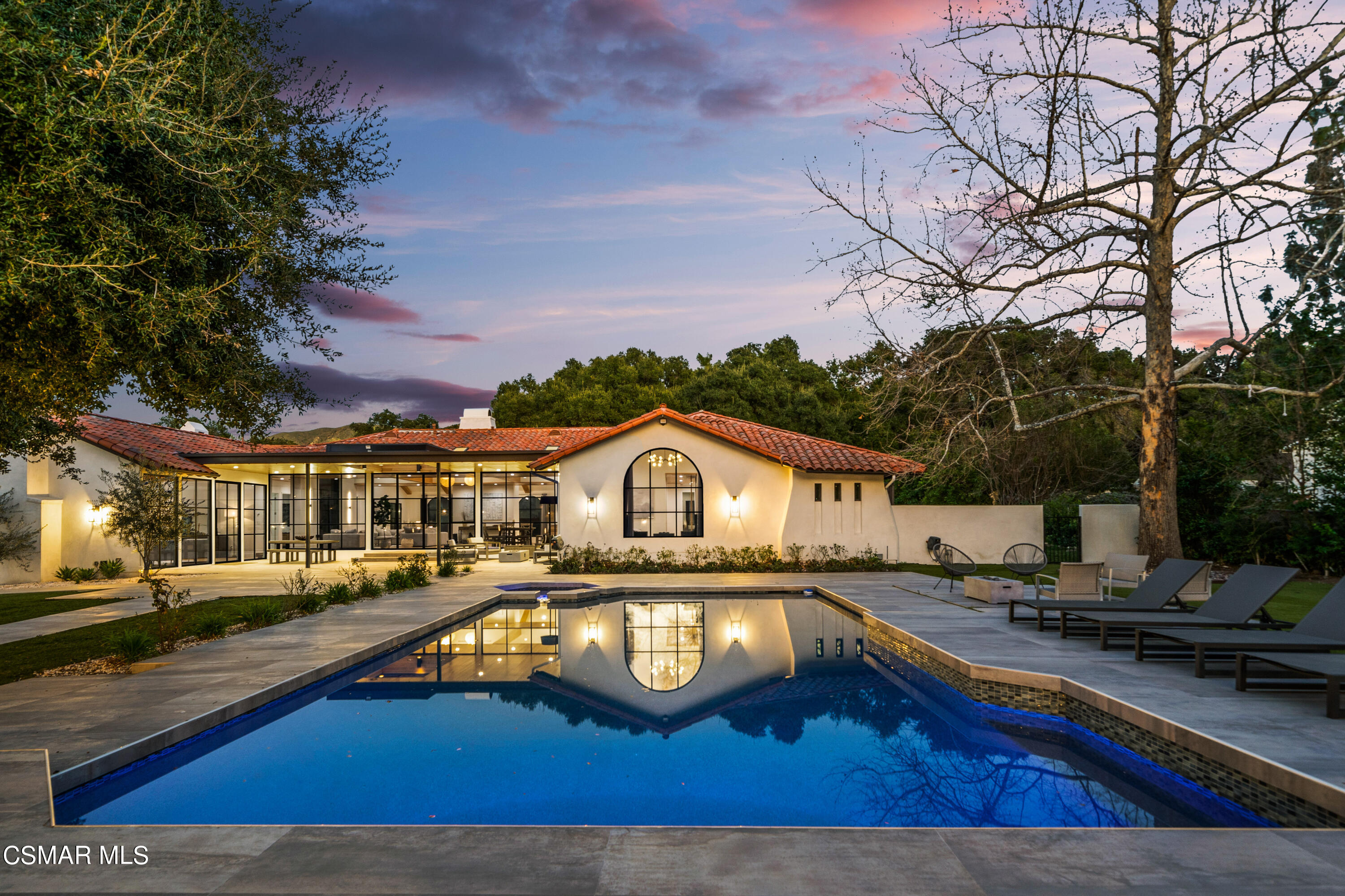 26205 Sand Canyon Road Canyon Country, CA 91387 - Photo 62 of 99 a view of a house with swimming pool and sitting area