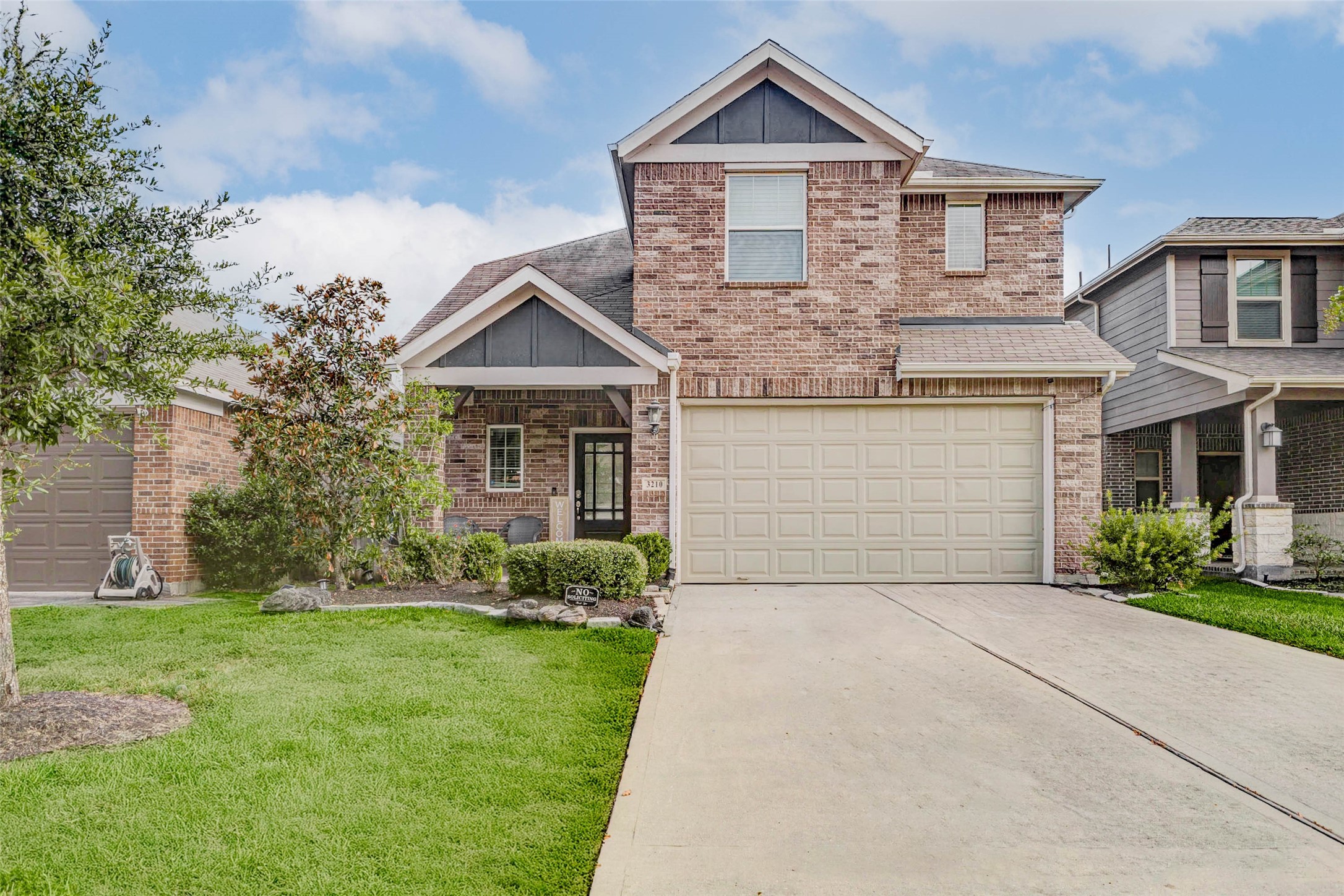 3210 Montclair Orchard Trace Spring, TX 77386 - Photo 3 of 38 front view of a house with a yard