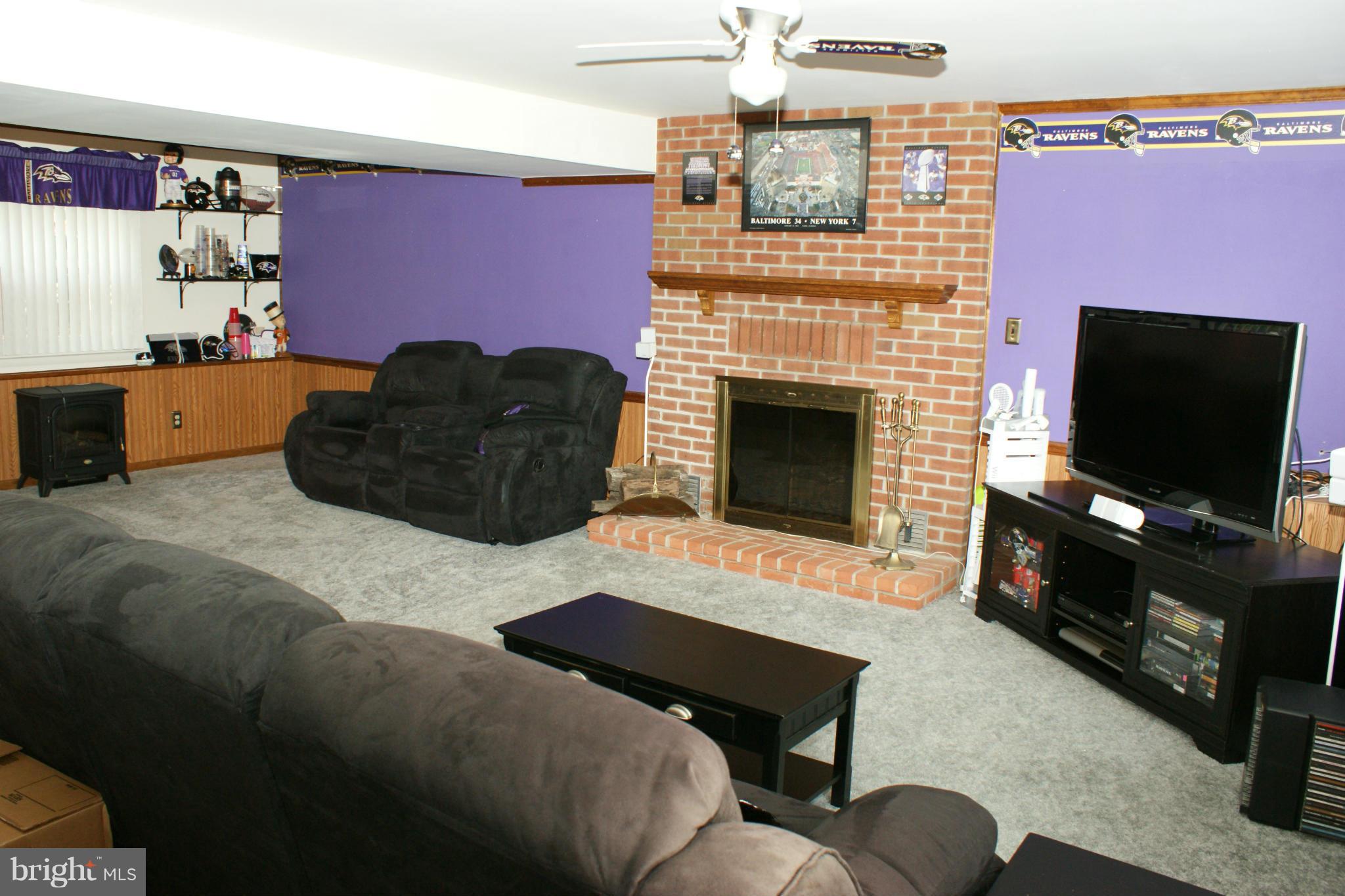 8 Woody Road Baltimore, MD 21221 - Photo 25 of 30 Family Room with Wood Burning Fireplace