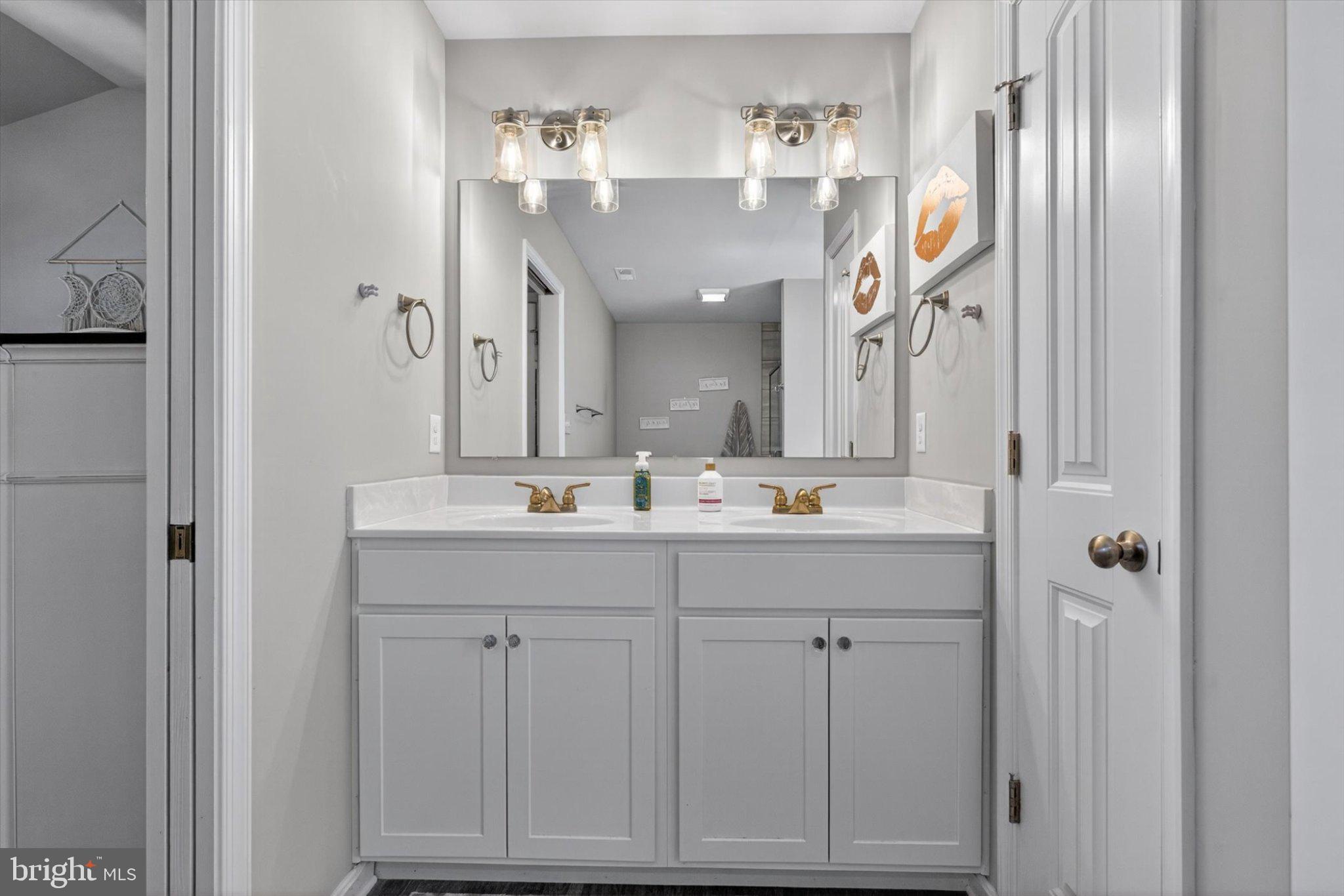 255 Kinneman Road Abbottstown, PA 17301 - Photo 29 of 39 Sleek dual vanity in modern bathroom.
