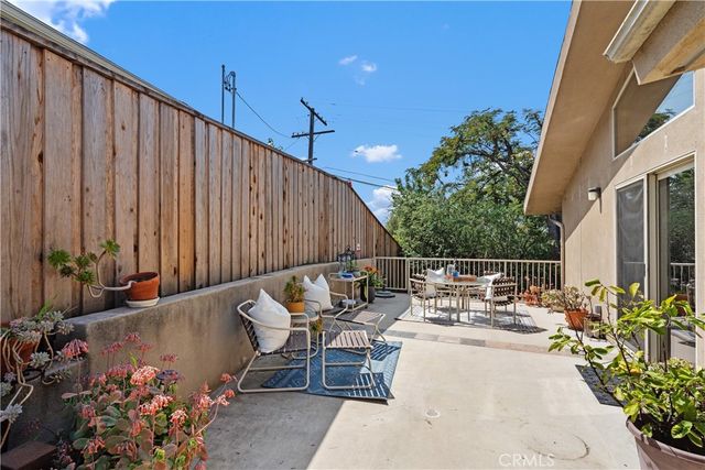 a view of outdoor seating area