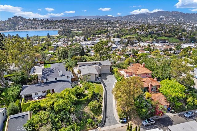 an aerial view of a city with lots of residential buildings