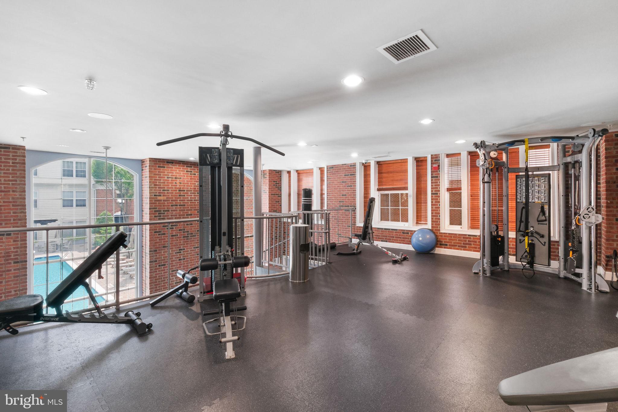 8 Granite Place, Unit 266 Gaithersburg, MD 20878 - Photo 28 of 49 a view of a room with gym equipment