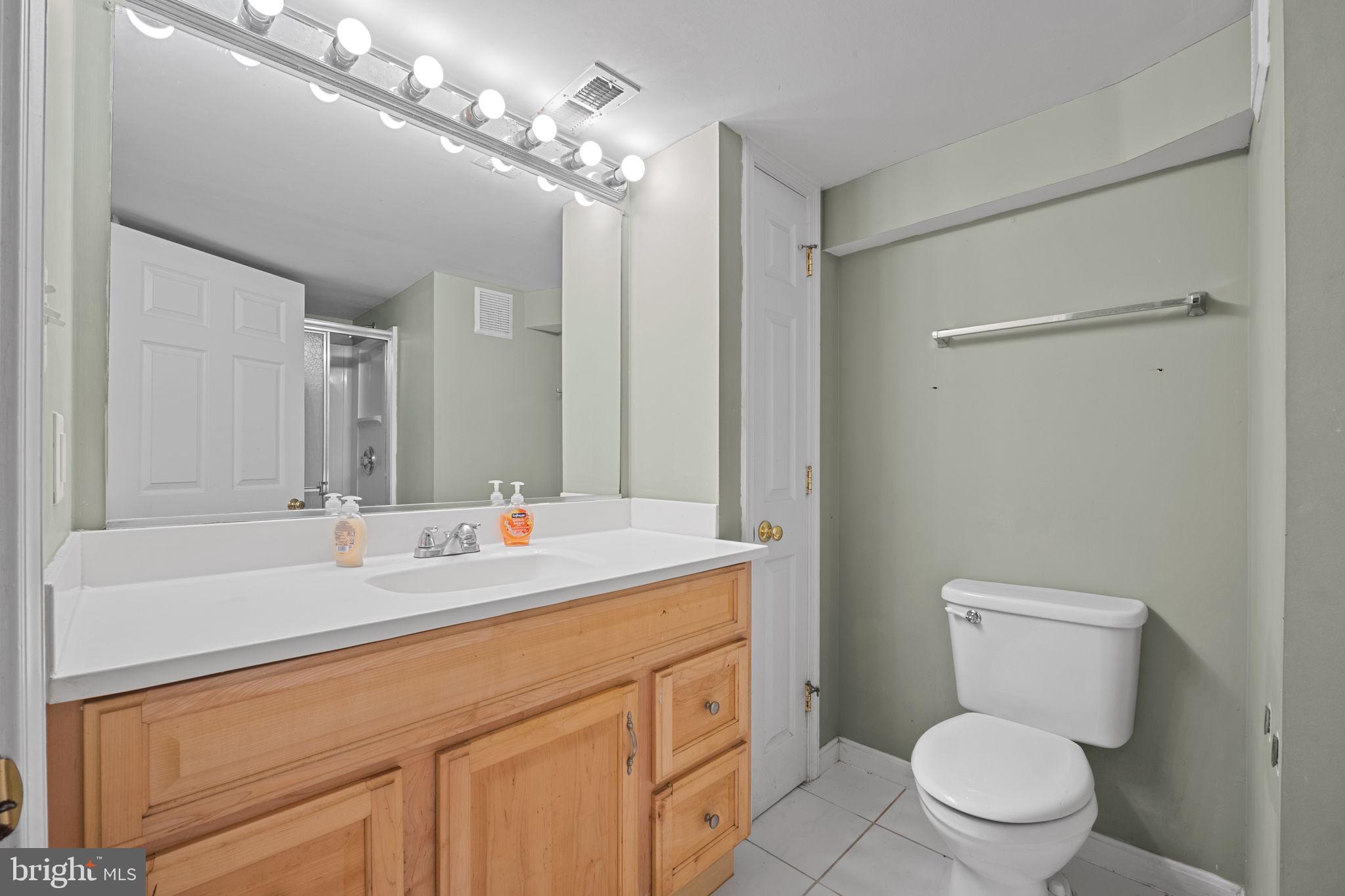 23439 Watson Road Leesburg, VA 20175 - Photo 27 of 41 a bathroom with a toilet a sink a mirror a vanity and window