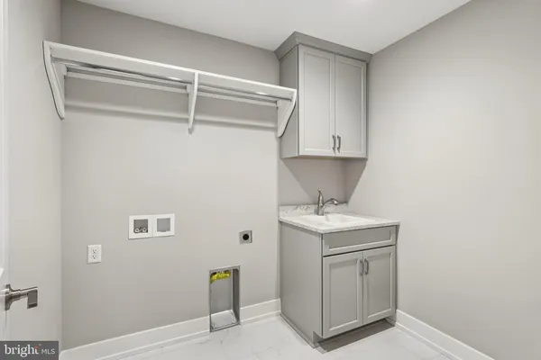 a room with storage and utility