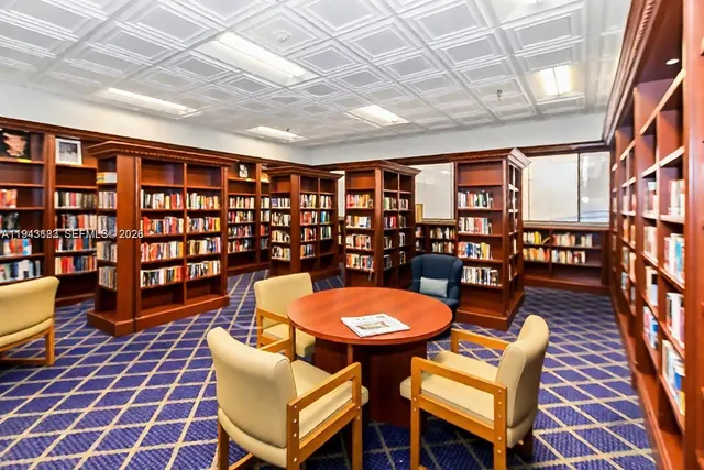 a view of an outdoor space and tennis court