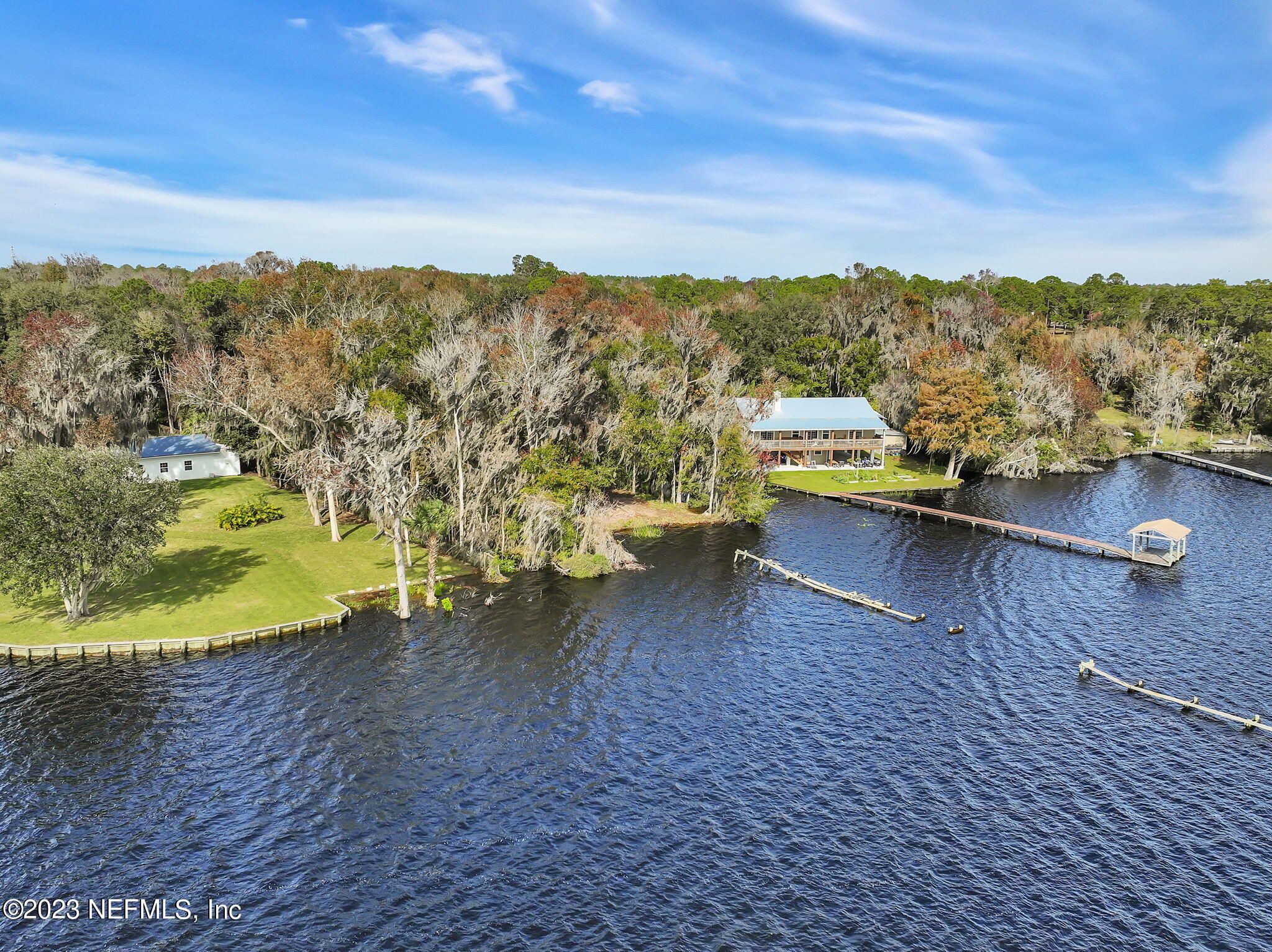 8515 Florence Cove Road St. Augustine, FL 32092 - Photo 23 of 25 Rear Aerial