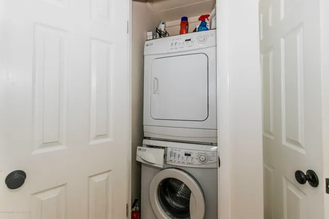 a view of a hallway with elevator