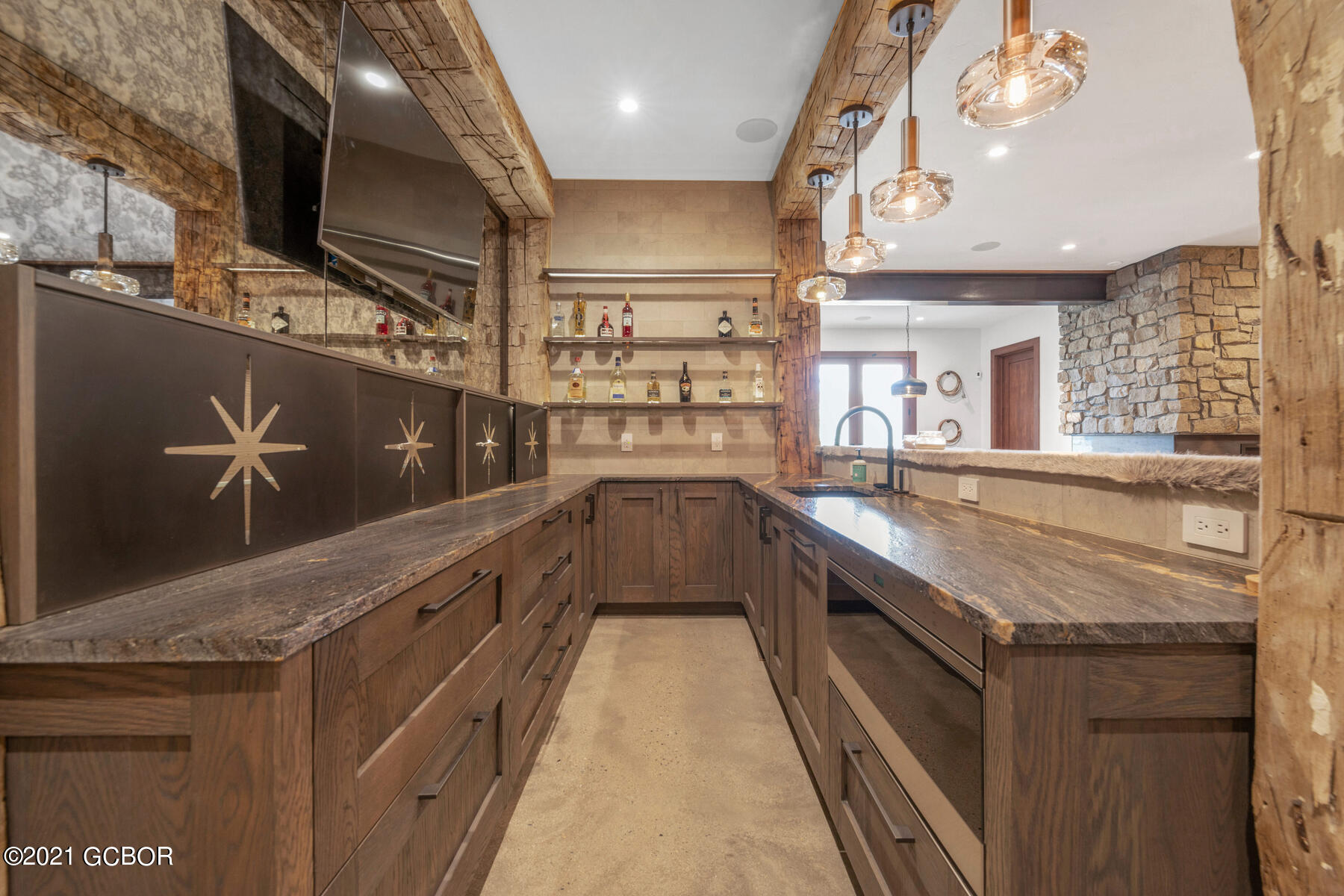 40 County Road Tabernash, CO 80478 - Photo 45 of 89 Lower level bar