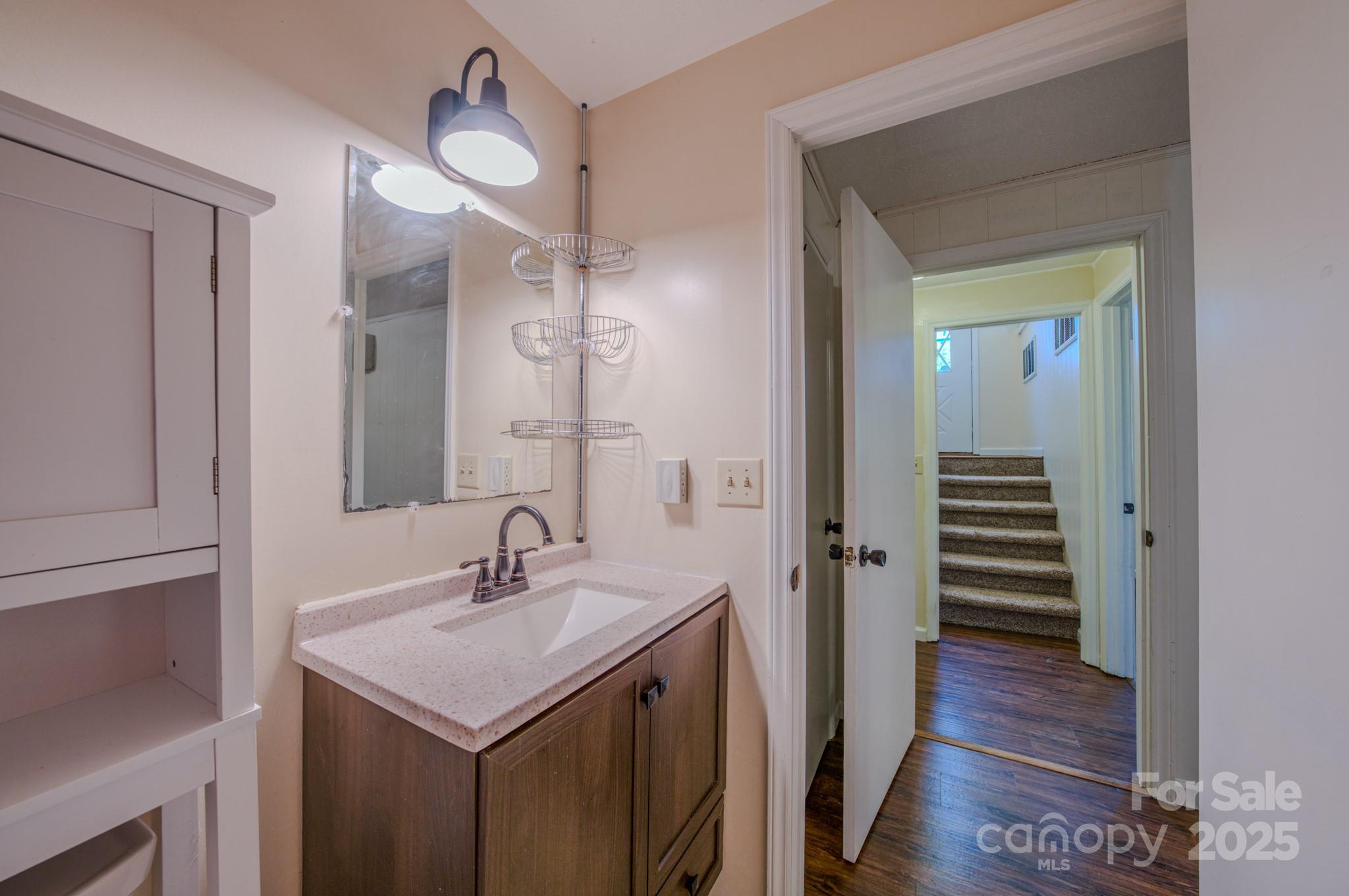 280 Fletcher View Drive Fletcher, NC 28732 - Photo 28 of 40 a bathroom with a sink and a mirror
