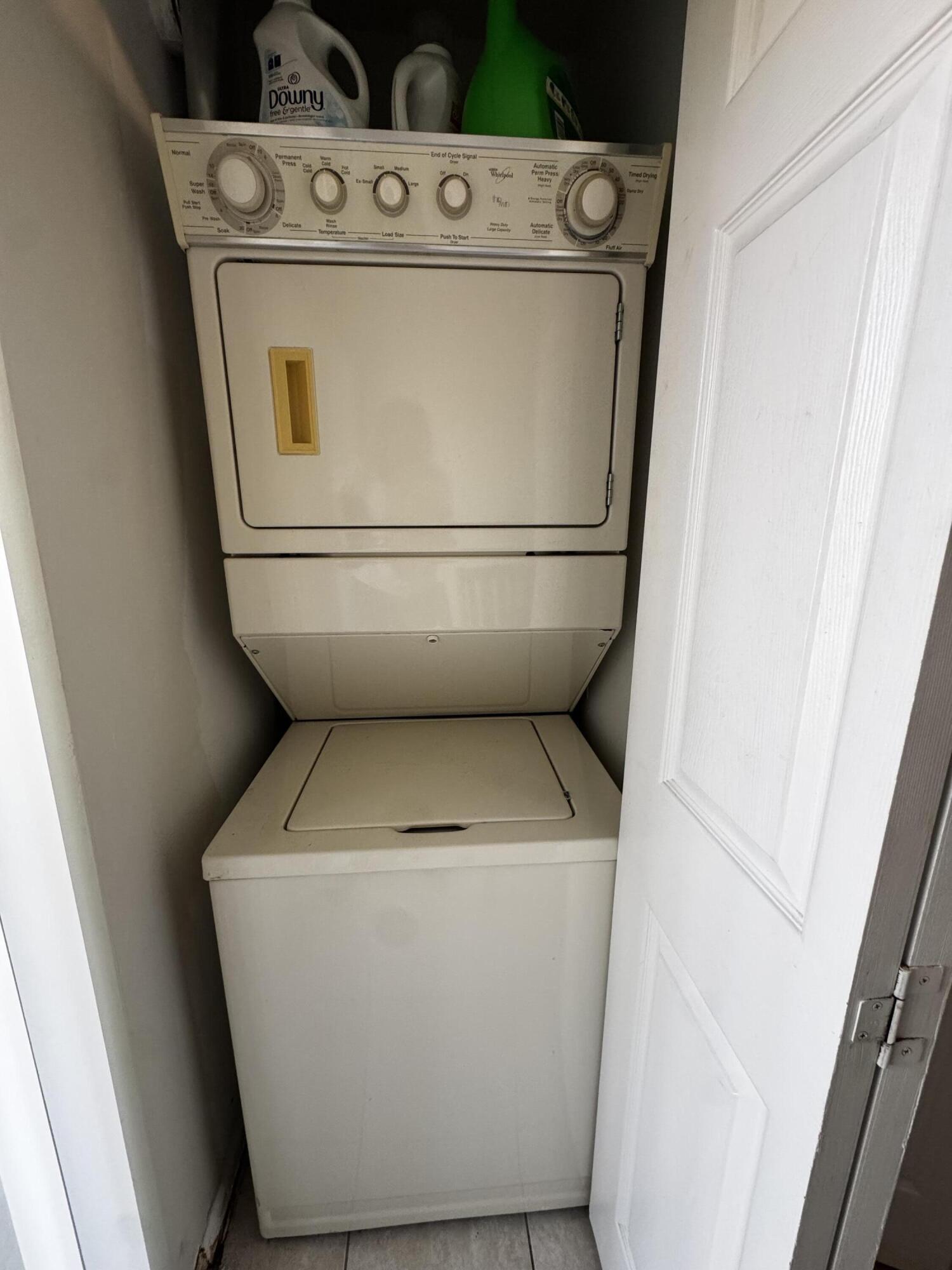 3810 North Jog Road, Unit 105 Royal Palm Beach, FL 33411 - Photo 20 of 26 a close up view of washer and dryer