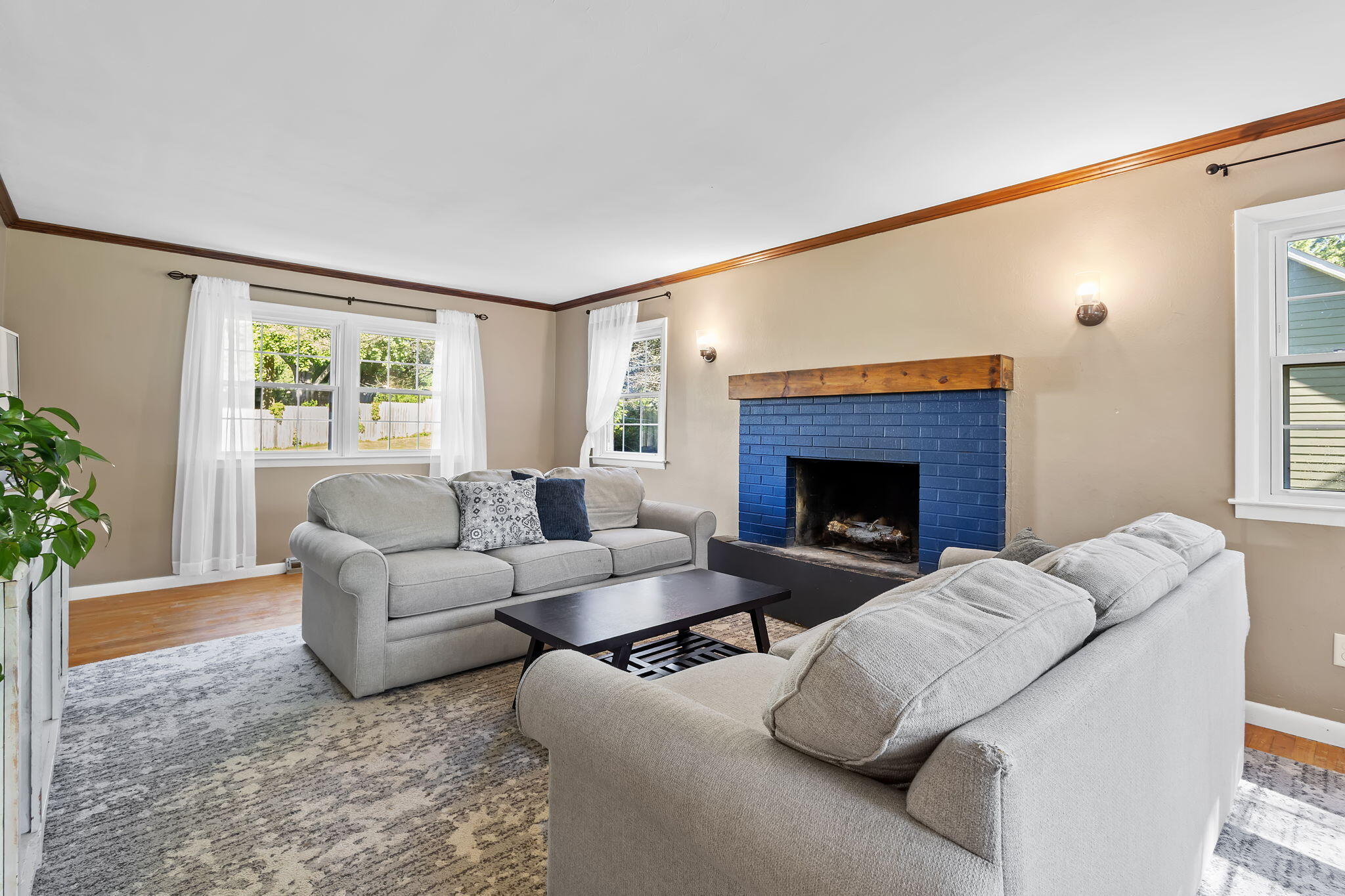 228 Weblos Trail Valparaiso, IN 46385 - Photo 5 of 29 a living room with furniture and a fireplace