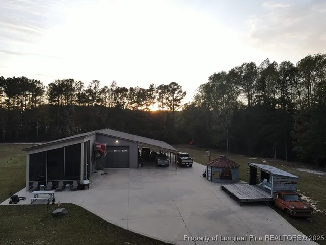 a view of outdoor space and seating area