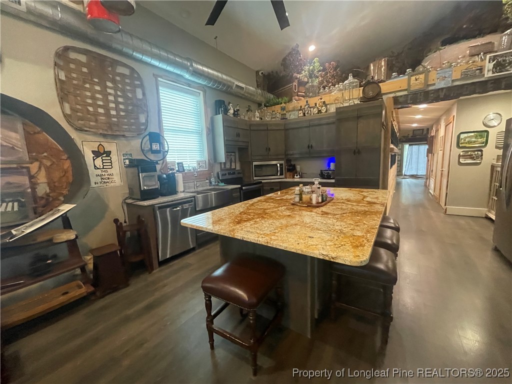 5671 Stewart Road Godwin, NC 28344 - Photo 19 of 34 a view of a dining room with furniture