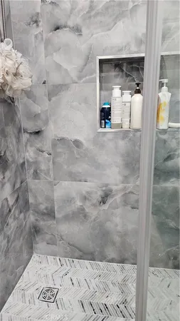 a view of a bathroom shower