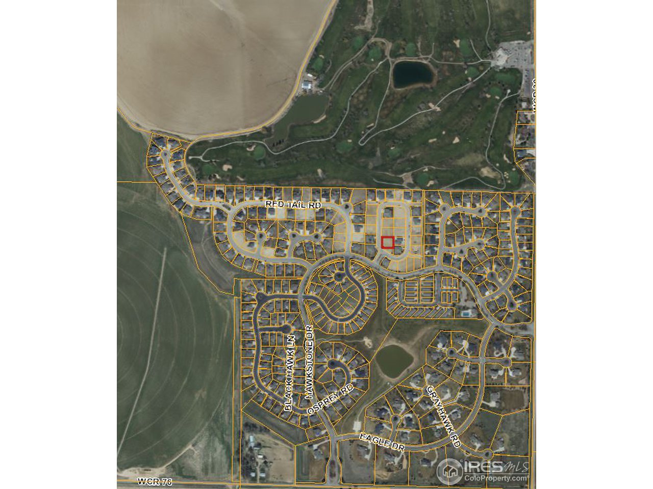 1421 Prairie Hawk Road Eaton, CO 80615 - Photo 12 of 12 Birds eye of Hawkstone and Eaton Country Club