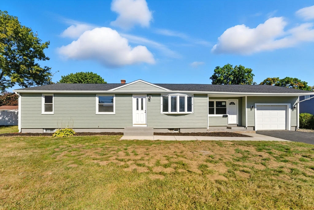 a view of a house with a patio
