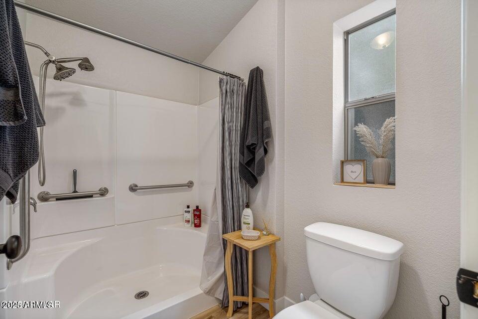 1590 Peterson Road Lakeside, AZ 85929 - Photo 15 of 41 a bathroom with a sink a toilet and a bathtub