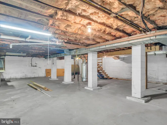 a view of a terrace with a bench