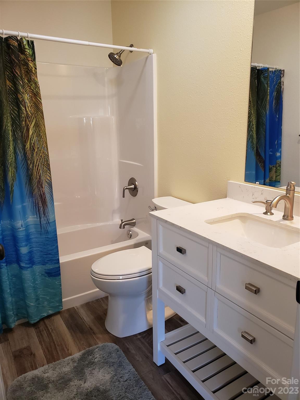 204 Mountain Spring Lane Canton, NC 28716 - Photo 11 of 18 a bathroom with a sink a toilet and shower