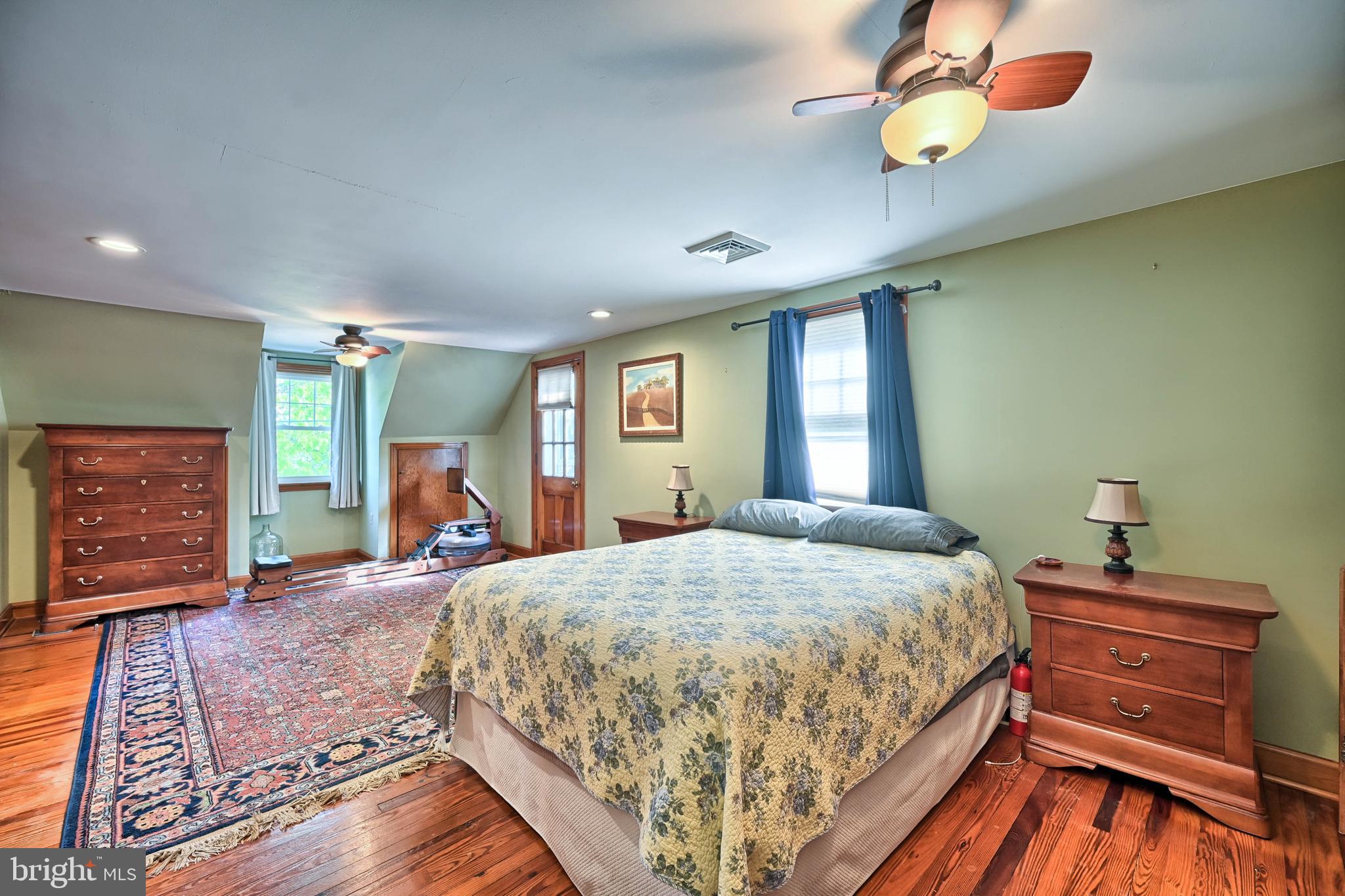 124 Market Street Lititz, PA 17543 - Photo 15 of 35 a bedroom with a bed and a dresser next to a window