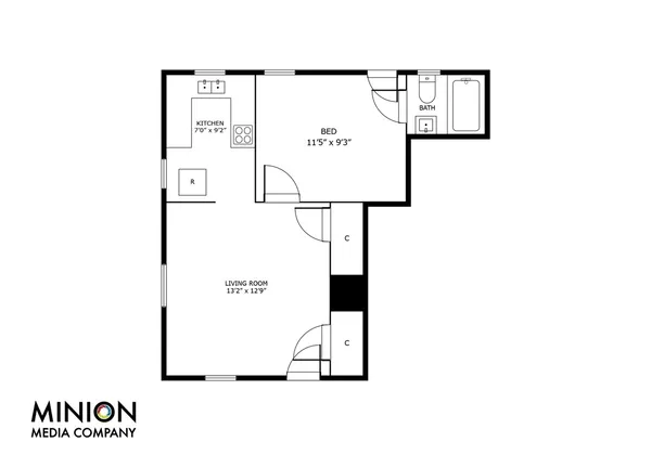 a picture of a wall with a white wall and a painting