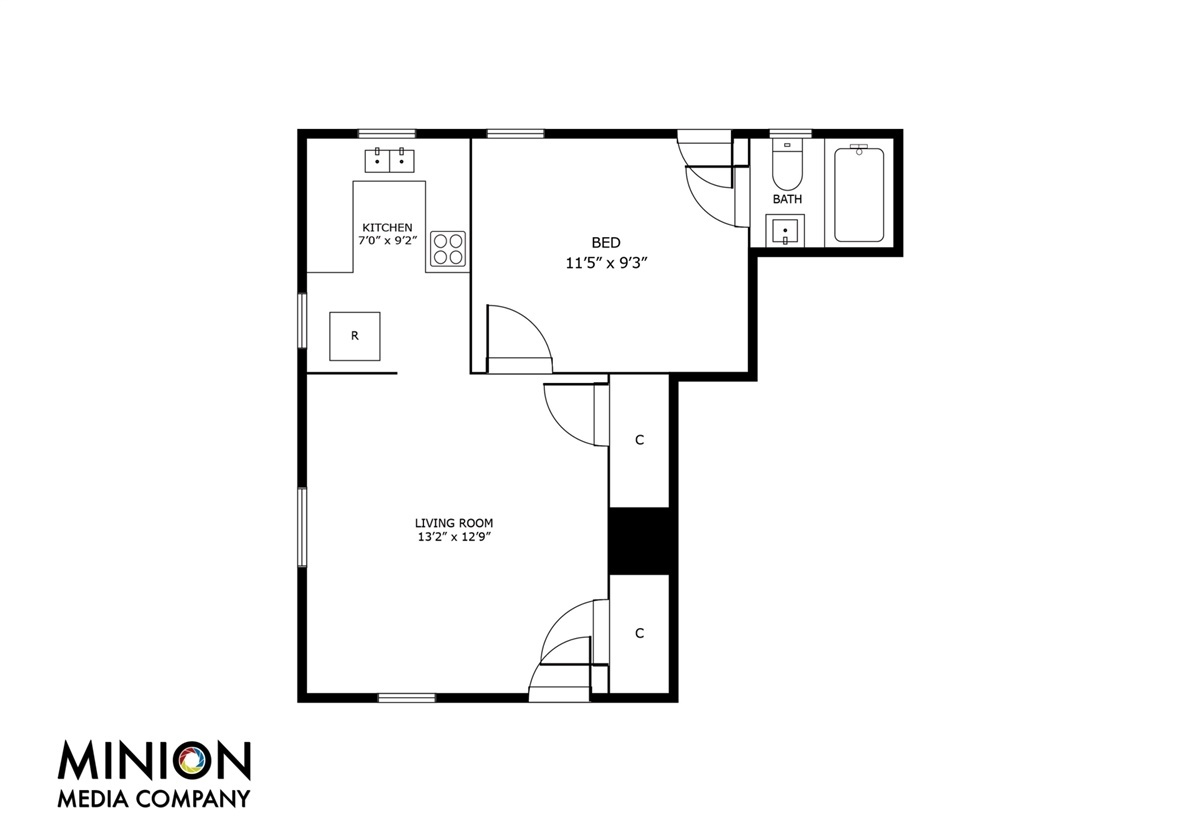 212 West High Street Urbana, IL 61801 - Photo 14 of 36 a picture of a wall with a white wall and a painting