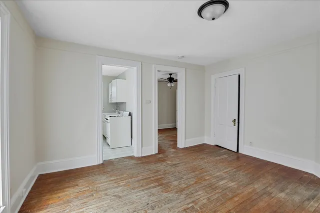 wooden floor in an empty room
