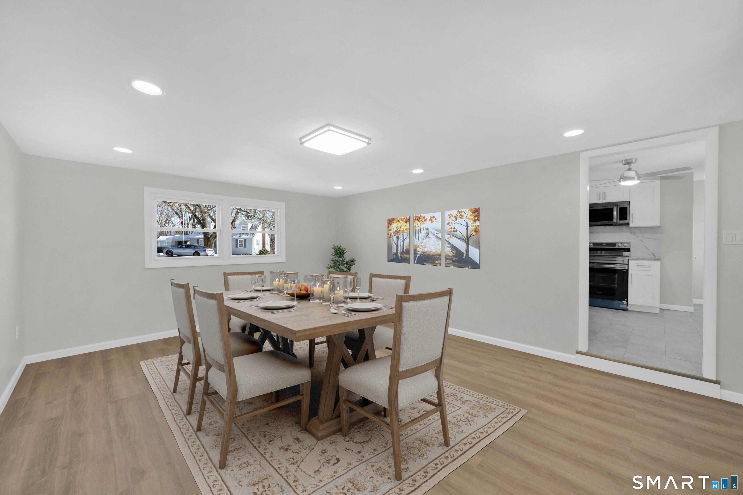 23 Bancroft Road Vernon, CT 06066 - Photo 4 of 20 a view of a dining room with furniture and wooden floor