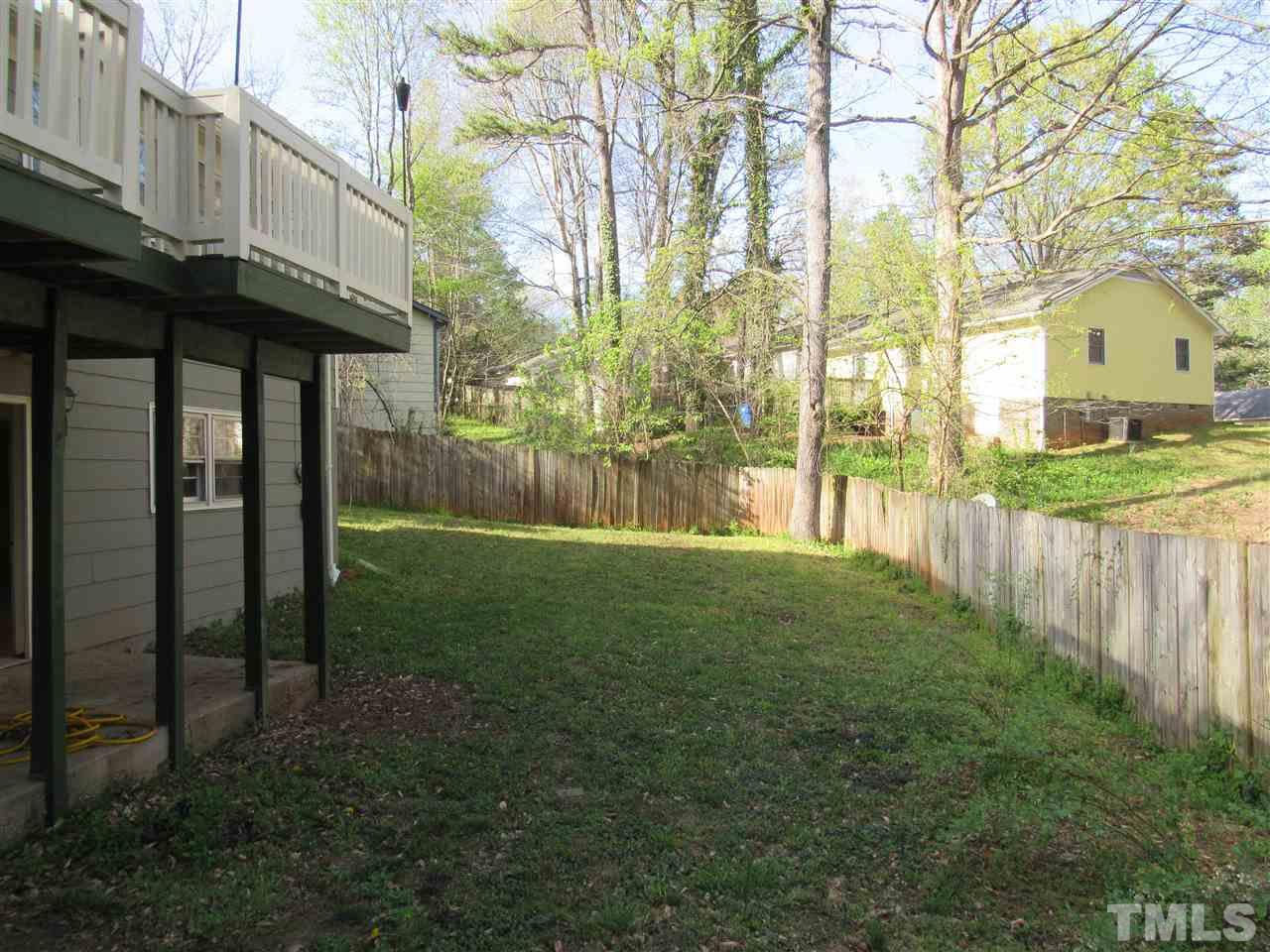 7404 Archer Circle Raleigh, NC 27615 - Photo 23 of 25 a view of backyard with pathway