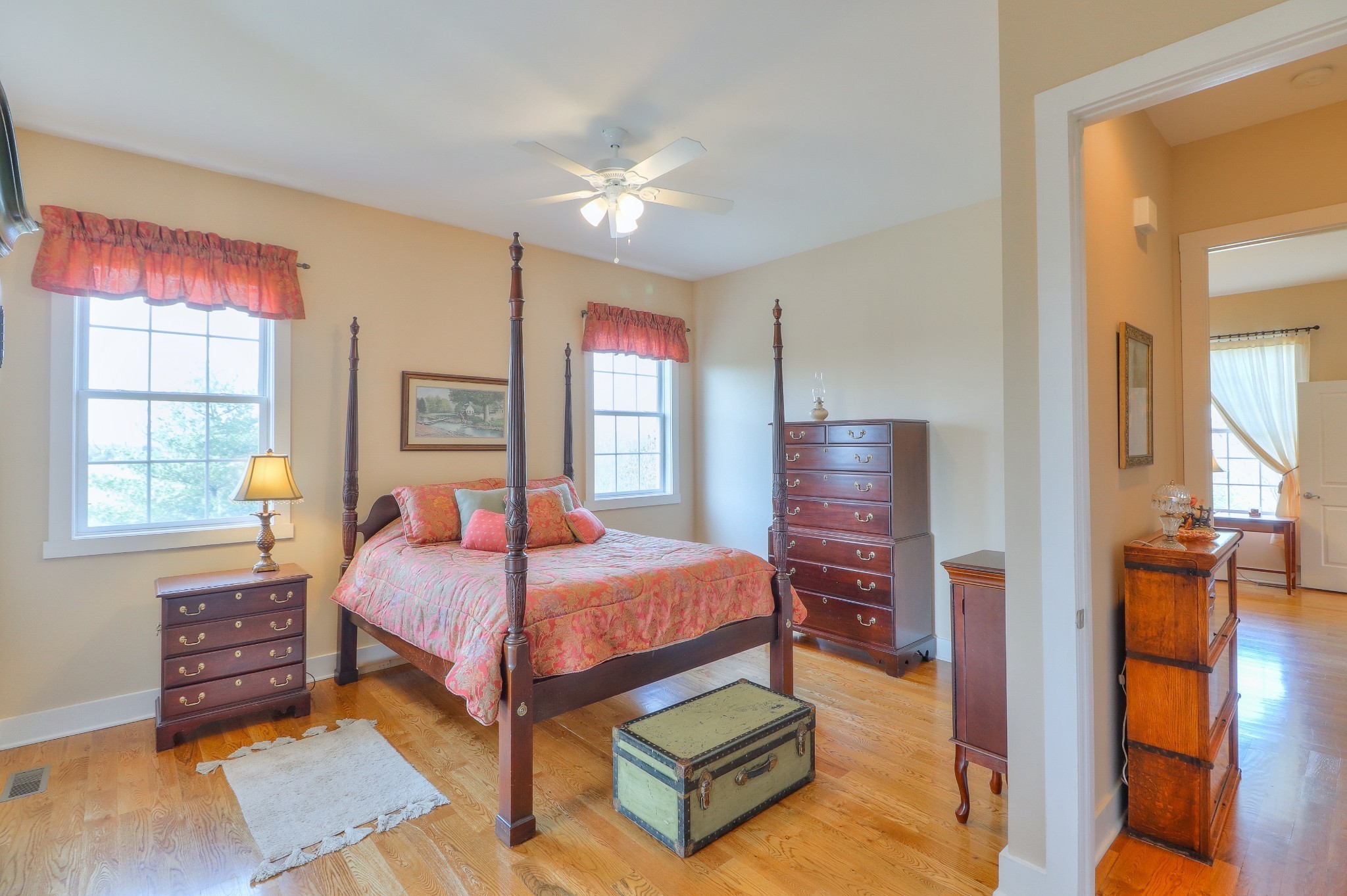 1298 Berea Church Road Lebanon, TN 37087 - Photo 14 of 50 a bedroom with a bed and wooden floor