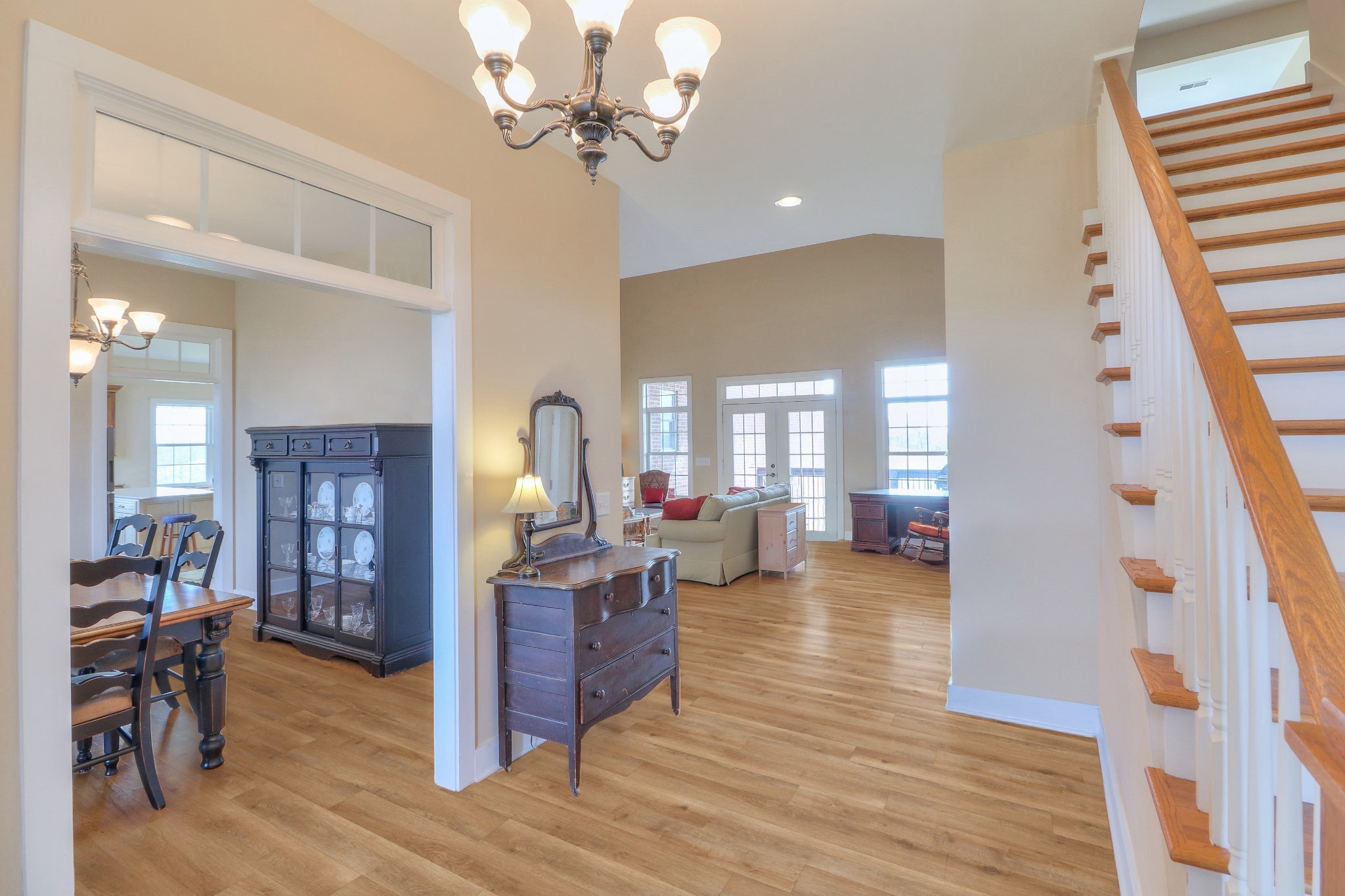 1298 Berea Church Road Lebanon, TN 37087 - Photo 5 of 50 a living room with fireplace furniture and a wooden floor