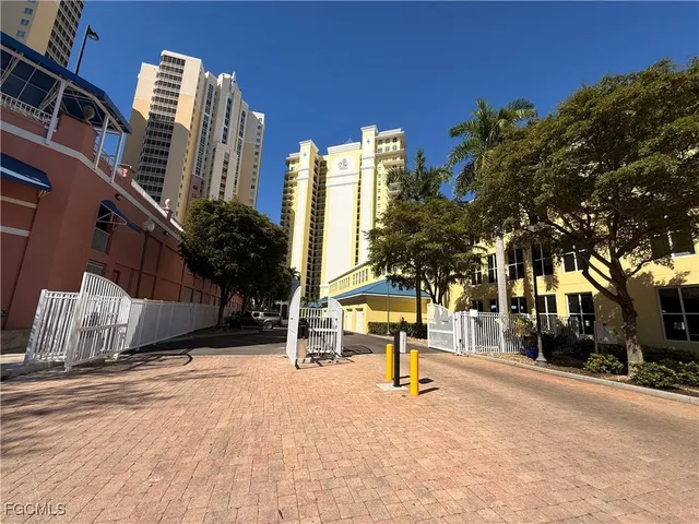 a view of street with building