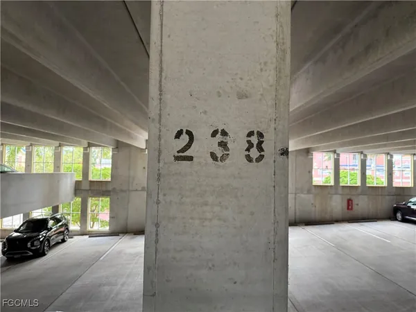 a view of parking area