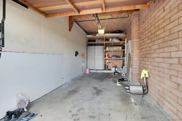 a view of storage and utility room