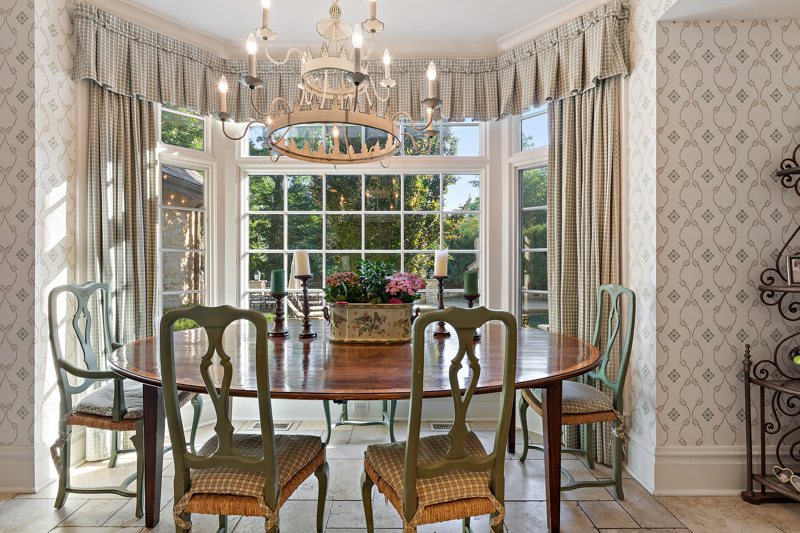 640 Hill Road Winnetka, IL 60093 - Photo 14 of 52 a view of a dining room with furniture window and outside view