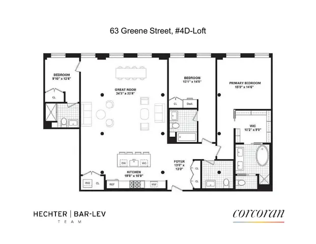 $5,450,000 | 63 Greene Street, Unit 4DLOFT | SoHo