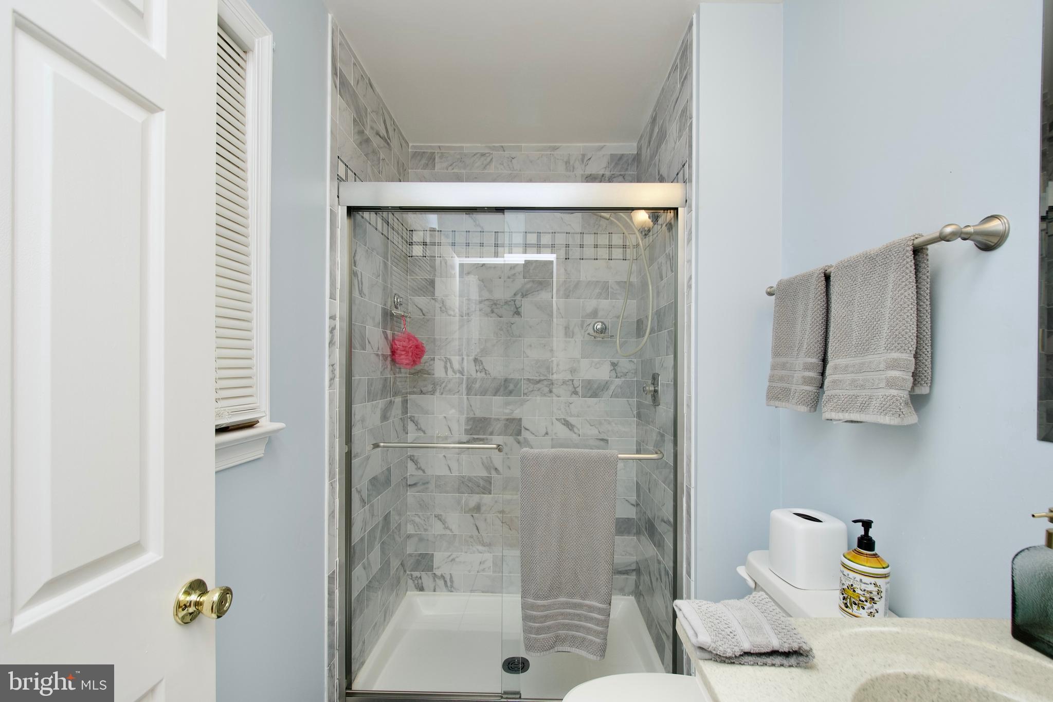 6690 Old Blacksmith Drive Burke, VA 22015 - Photo 27 of 46 a bathroom with a shower and a toilet