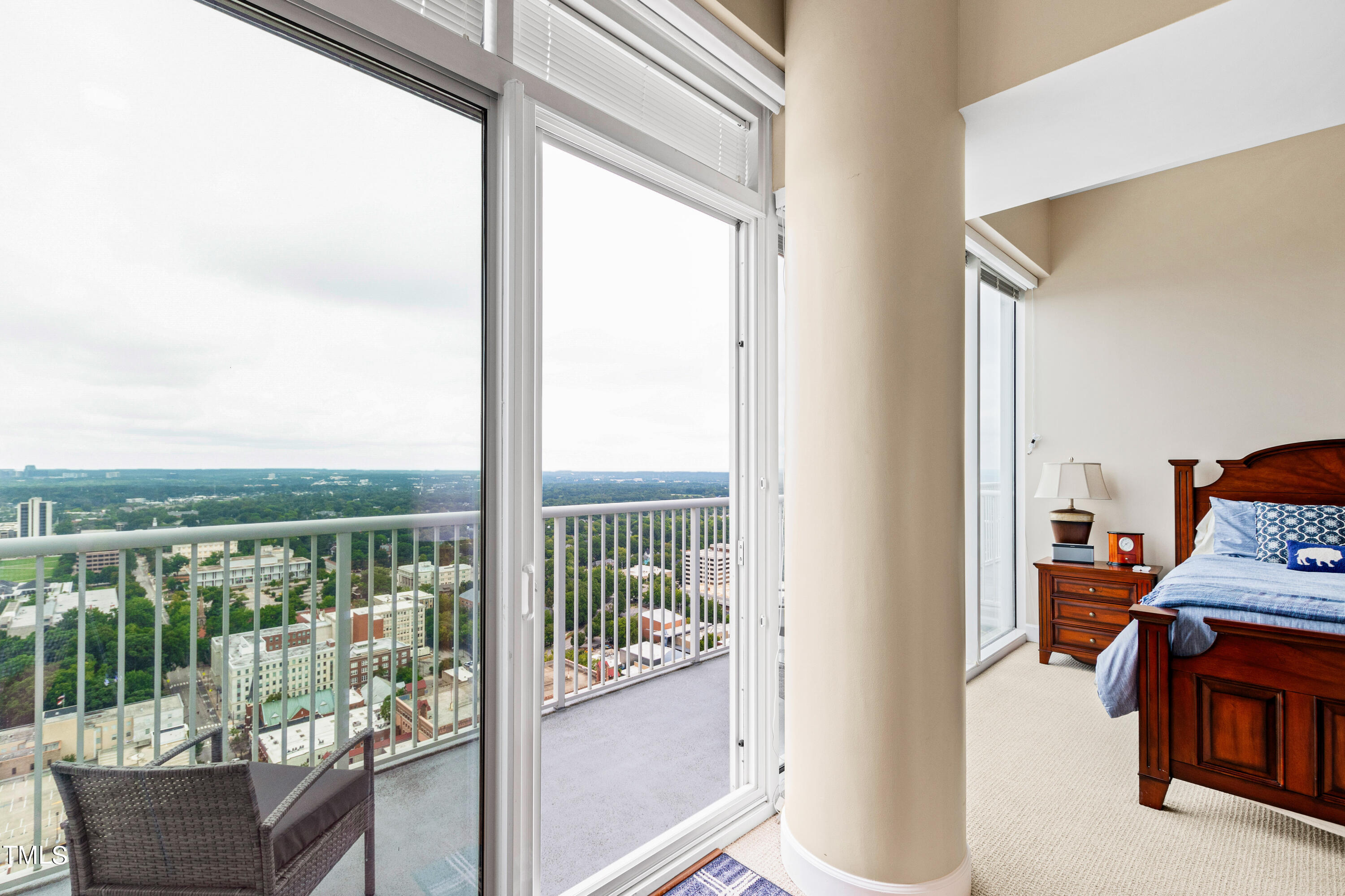 301 Fayetteville Street, Unit 3305 Raleigh, NC 27601 - Photo 31 of 80 a view of a balcony with furniture