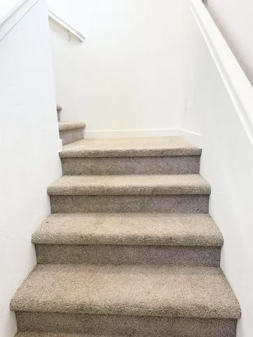 a close view of staircase