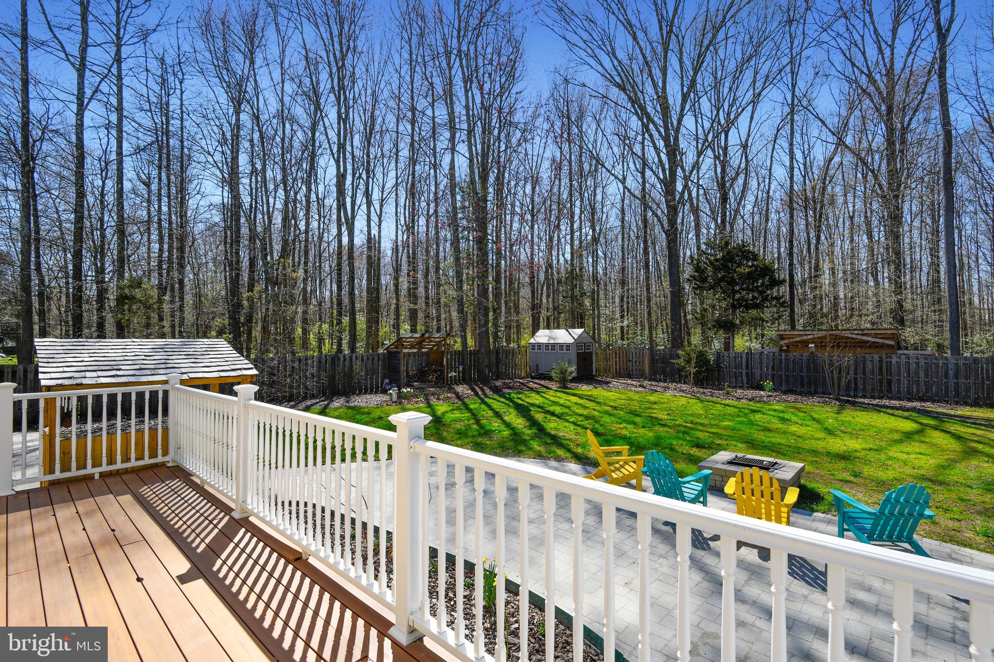 5148 Chalk Point Road West River, MD 20778 - Photo 14 of 61 Rear deck overlooking large yard