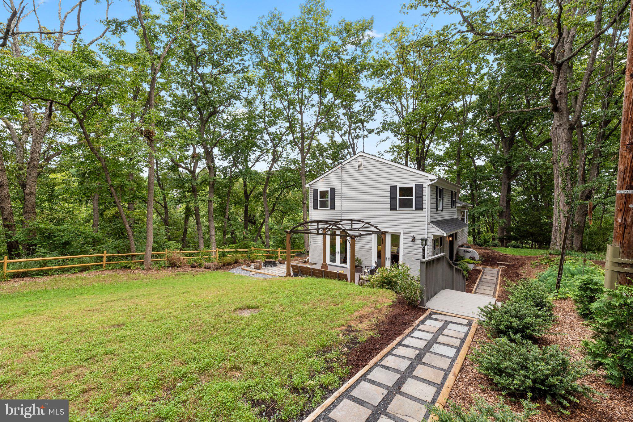 5902 Rustic Lane Elkridge, MD 21075 - Photo 4 of 65 Private setting with woods and landscaped yard