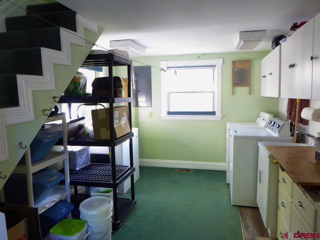 2 River Street Silverton, CO 81433 - Photo 15 of 36 a utility room with dryer and washer